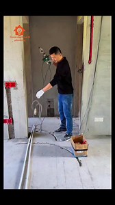 ppr water pipe hot melt welding construction #plumbing #plumbingservices #ppr#professionalplumbing | Chnia Electrical & Plumbing