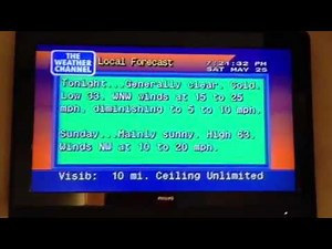 (RARE!) Weatherstar 4000 on TWC