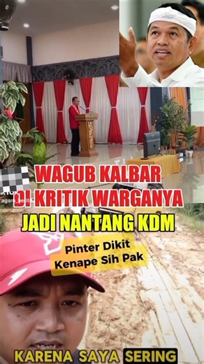 kdm di usik wagub kalimantan
