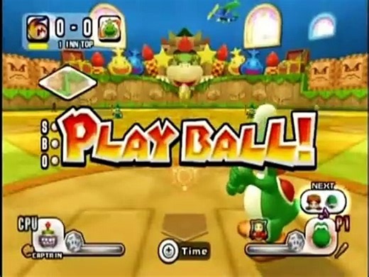 Mario Super Sluggers 100% Walkthrough Part 21 - Vs. Bowser Jr. (1)