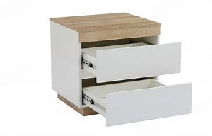[Hot Item] Contemporary White Bedside Tables with Customizable Shape and Quick Production Time