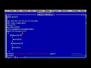 How to find maximum & minimum value in 1D Array || Beginners Coding : Easiest method- 1 | #BKNAL