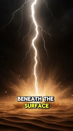Striking Facts: Lightning Can Turn Sand into Glass! ⚡️