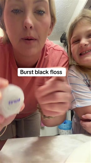 I did not know they made black floss ! So cool #fyp #teeth #smile #floss