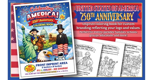 Really Big Coloring Books® debuts America’s 250th Birthday Collection Imprint Coloring Books