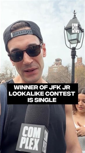 The winner of the JFK Jr. lookalike contest is single #complexnews