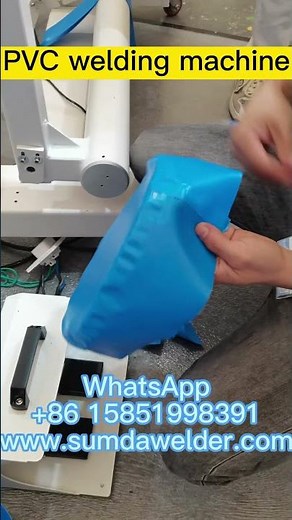Hot air wedge PVC welding machine for PVC airtight products welding #pvc welding machine