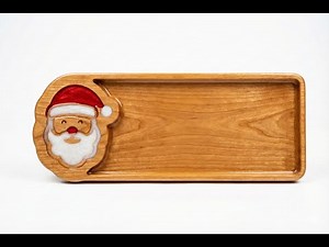 Making a character dish demonstration. In this example we used Santa.