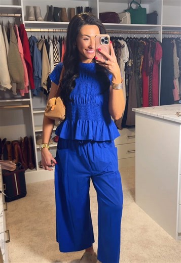 THE cutest and girliest cotton set and quite literally one of my top 3 favs ever. 🩷 #smocked #matchingset #comfy #casualoutfits #outfitinspo