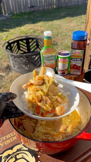Cajun Smothered Cabbage #tasty #seafood #recipe | SouthernVibin