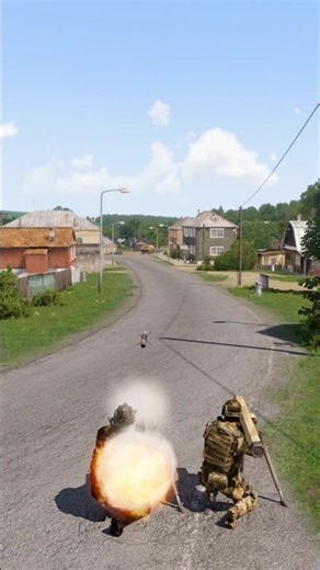 simulation titan mprl vs armored #simulation #dcs #military #arma #army #shorts