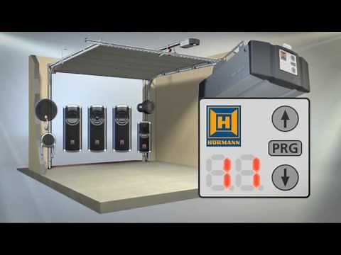 Mise en service motorisation SupraMatic et apprentissage de la télécommande HS5 BS