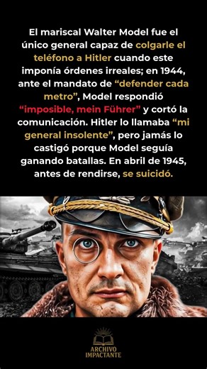 El general que colgó a Hitler #WW2 #HistoriaReal #Alemania1944