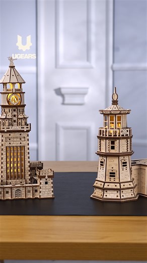 ✨ Two iconic lighthouses, each with a story worth building. The ancient Alexandria Lighthouse, one of the Seven Wonders of the Ancient World… The steadfast Split Rock Lighthouse, born from storm and hope… Now they shine again - on your shelf, on your desk, in your home. 🧩 Wooden mechanical builds 💡 Glowing light features ⚙️ Beautiful detailing, no glue needed A calm beacon in the chaos of life - and the perfect festive project. 🎄🌊 #splitrocklighthouse #lighthouseofalexandria #christmasactivi