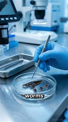 This Worm Remembers After Being Cut Into 279 Pieces 🪱 #science #viral #mindblown