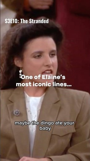 “Maybe the dingo ate your baby” 😂 #Seinfeld #ElaineBenes #Shorts
