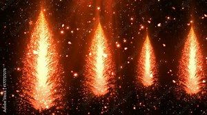 Seamlessly looped animation High Quality animation works with all Editing Programs Simply Loop it for any duration Suitable for Christmas, New Year Winter Holidays and Celebrations Stock Video