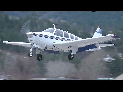 Beechcraft Bonanza Landing