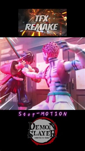 Demon Slayer | Akaza Stop-Motion short #knyedit