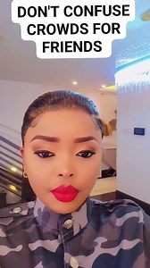 If you don’t want to be disappointed don’t confuse the crowd for friends ! The Crowd would show when there is something to celebrate, friends will show when there is something to cry about 🎙Oracle 1 #reelsfacebook #facebookviral | Rev Lucy Natasha