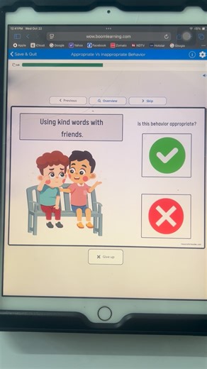 3.4K views · 22 reactions | Appropriate and Inappropriate Behaviour Boom Cards | DISHA Digital School | Facebook