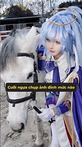 How to cosplay horseback riding without looking messy? #meowcosplay #shorts