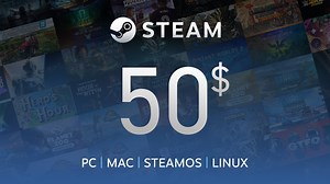 Buy Steam Gift Card 50$ (Steam)