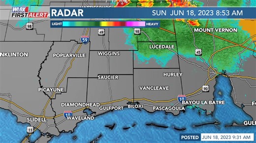 Hearing thunder? Lightning has been detected in South Mississippi. Here's a quick glance at the radar. For a more detailed look, check out our interactive radar at wlox.com/weather/radar | WLOX First Alert Weather | Facebook