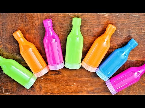 Colors Slime Both, Learning How to make Rainbow Slime for Children