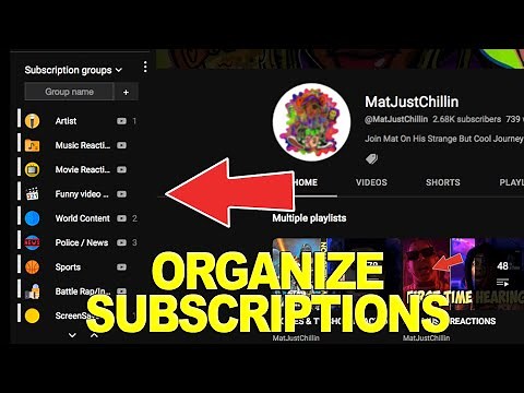 Organize Your YouTube Subscriptions into Categories 2023