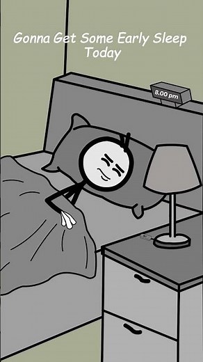 Sleep, Please Find Me | Animation Meme | How to sleep early | #shorts #shortsfeed #memes #trending