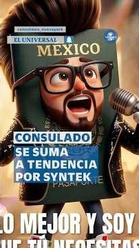 Consulado de México en NY se une a la tendencia y cita canciónde Aleks Syntek #SHORT