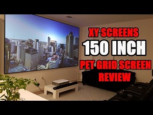 XY Screen 150 Inch PET Grid Screen Review