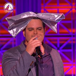 Josh Gad performing Whitney Houston while wearing a giant bow is just what I needed today. 😍 | Lip Sync Battle