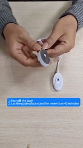 SUPVOX Retractable Remote Control Tether with Adhesive Holder - Magnetic Remote Control Holder, Anti-Theft Security Spring Cable for Tv Remotes and Other Small Devices