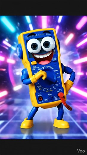 🤣Multimeter Ka Jalwa! ⚡ Volt aur Current ka Dance 🔋#shorts #DancingMultimeter