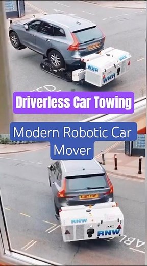 Silent Towing? Watch This Remote Control Machine Move Cars!