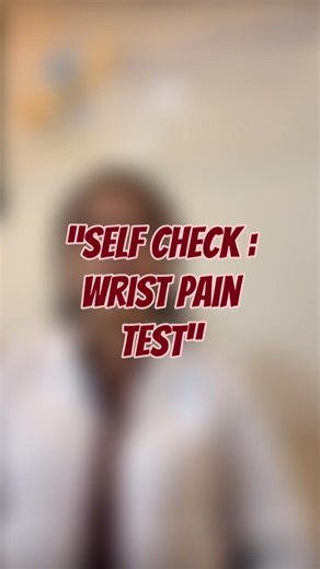 PhysioPrehab, Thane on Instagram: "Try this if your wrist hurts👆 ✨Finkelstein's Test- 👉Make a loose fist with thumb inside 👉Tilt wrist towards little finger 👉Sharp pain on thumb side= likely tendon irritation ⚠️ This self-check is a screening tool, not a diagnosis. . . . . . . . . . . . . . . . . . . . #wristsnapping #wristpain #thumbpain #tendonpain #selfcheck"