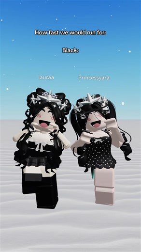 How fast we would run for.. || the end is a joke okay! || with @laura duhh || #roblox #princessyara #comboys #robloxian #fyp