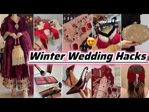8 Outclass Winter Wedding Hacks🔥😍✨ | Attend Winter Wedding Like a Pro❤️‍🔥