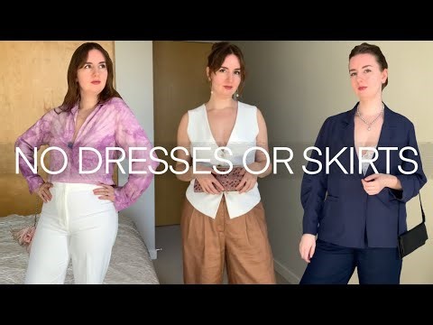 How to dress fancy without a dress or skirt