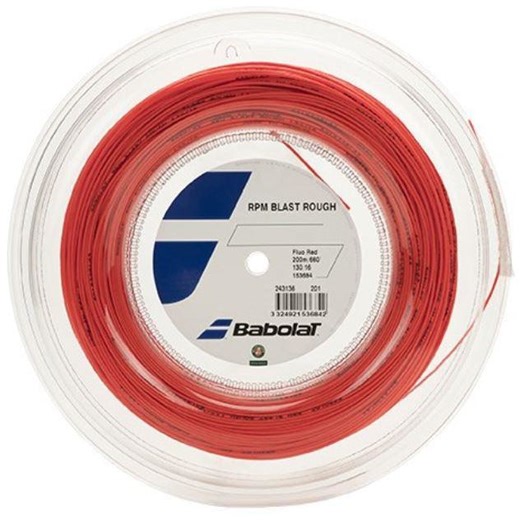 Babolat RPM Blast Rough 1.25 200m String Reel - Fluro Red