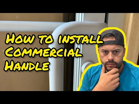 How To Install A Commercial Storefront Glass Door Handle | Door Closers USA