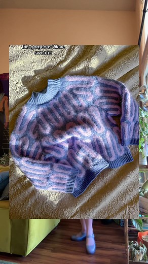 DIY Wave Sweater and Thrifted Outfit Details