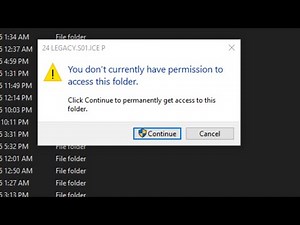 FIX: You Don’t Have Permission to Access This Folder | Windows 10/11 (Easy Step-by-Step) In 2025
