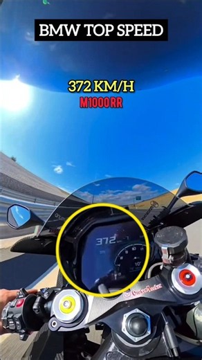 BMW M1000RR TOP SPEED 372KM/H 🔊