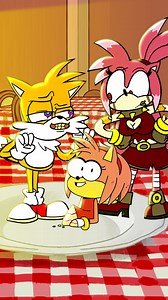 Amy or Cake!? 😂 #sonic #sonicthehedgehog #amyrose #tails #animation | Mashed