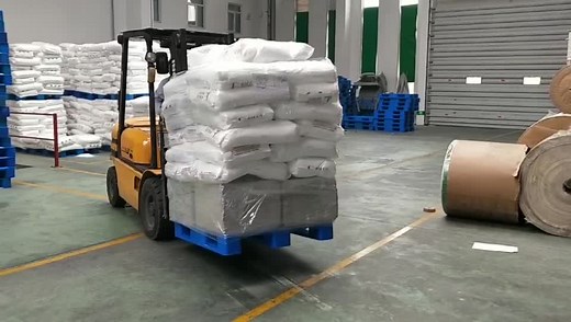 河北塑料托盘厂家叉车塑料托盘动载1.8吨实验