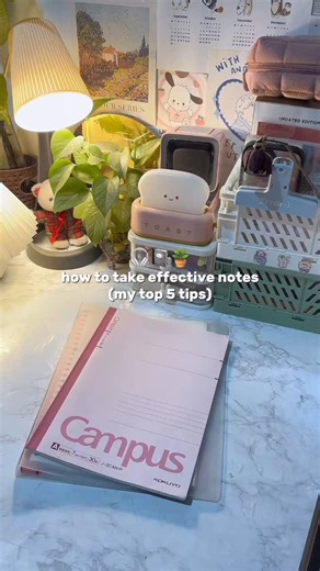 banasmita۶ৎ on Instagram: "✍️ How to Take Effective Notes – My Top 5 Tips! (level up your note-taking game with me!) 1️⃣ Keep it Clear & Concise — Write keywords, not paragraphs! 2️⃣ Use Visuals — Diagrams, mind maps, doodles = better memory! 3️⃣ Color Code Wisely — Highlight important info, not everything! 4️⃣ Structure your notes — Headings, arrows, bullet points = chef’s kiss! 5️⃣ Review & Revise — Notes aren’t final — polish them after class! And guess what? I found the perfect app to make n