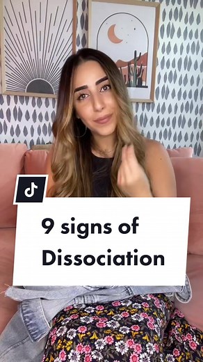 Dissociation happens on a spectrum and tends to show up the most when we are stressed or in a traumatic environment #dissociation #dissociate #trauma